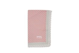 Chemin de table rose LOVE 45x150 cm Isabelle Rose