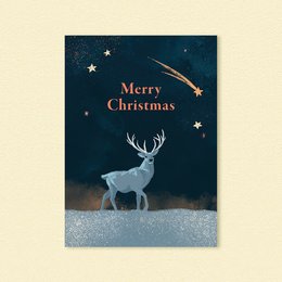 Christmas card "Starry Night"