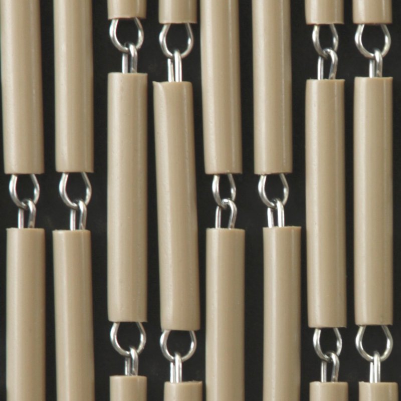 Fly curtain staggered Taupe 100x232 cm