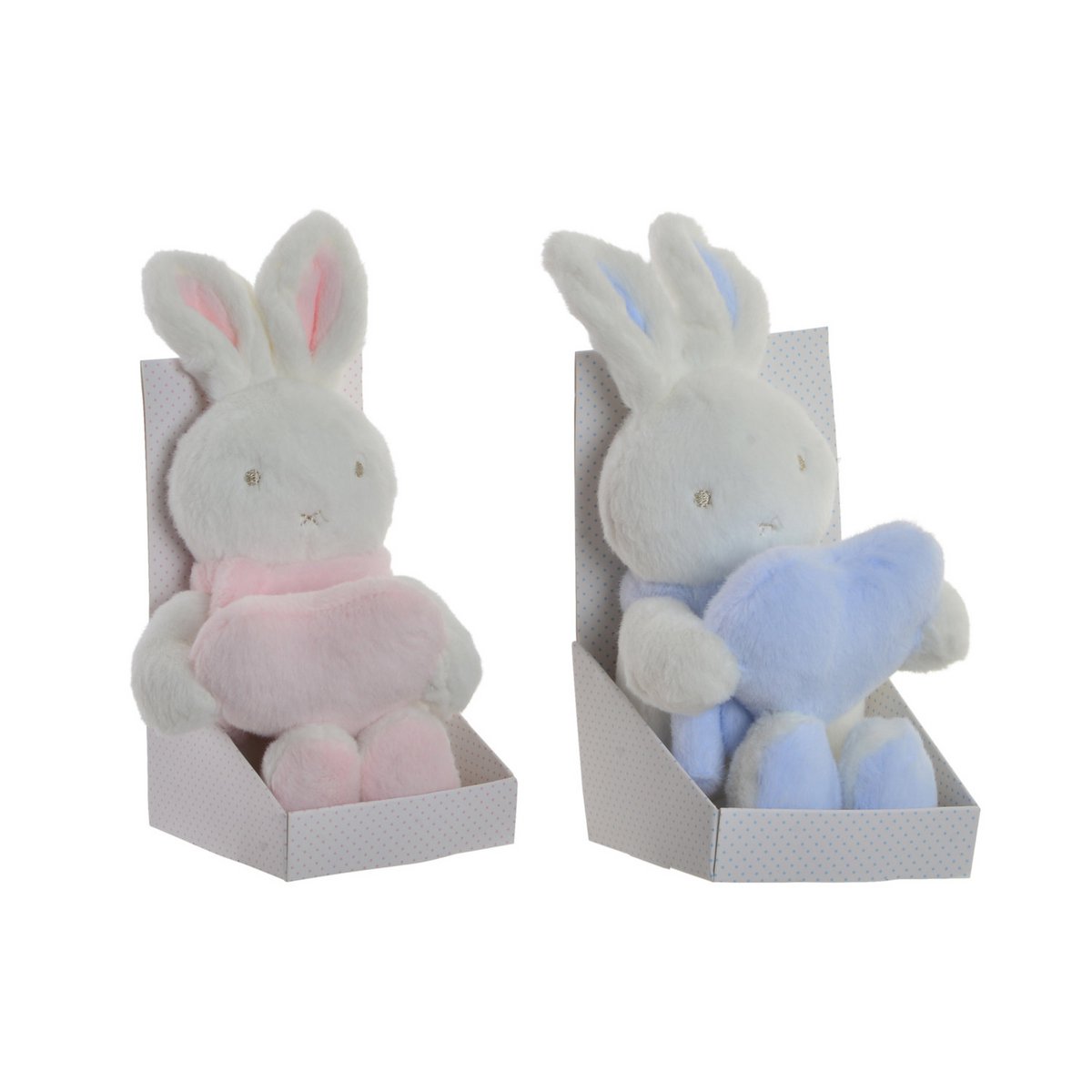POLIESTERE PELUCHE 13X10X23 CONIGLIO 2 ASSORT. BE150996