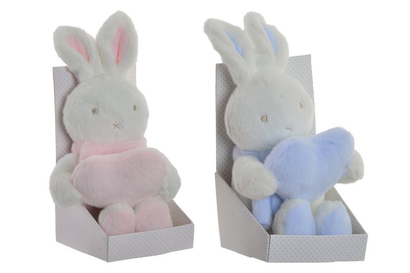 PELUCHE POLIESTER 13X10X23 CONEJO 2 SURT. BE150996