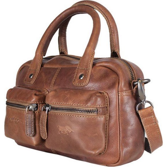 Arrigo Ladies Piccola spalla Mini Westernbag in pelle cognac