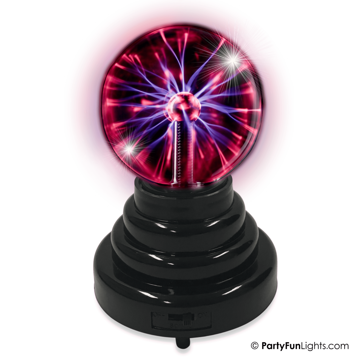 PartyFunLights - Mini kula plazmowa 3,5" - USB - Bateria