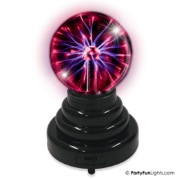 PartyFunLights - 3,5" Mini Plasma Kugle - USB - Batteri