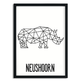 A5 plakat - Næsehorn
