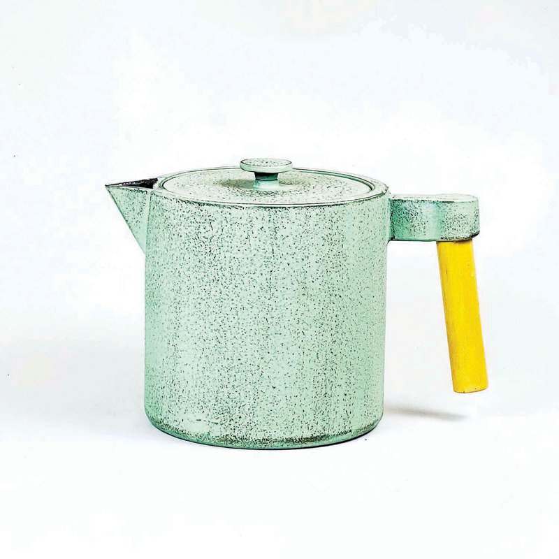 Chiisana 0,9l gietijzeren theepot, koffiepot mint
