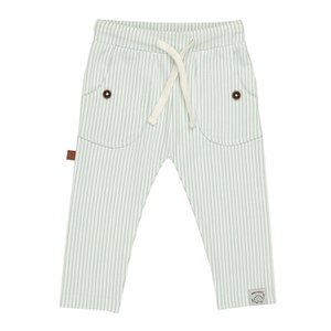 Dino Striped Pant Baby | White Alyssum