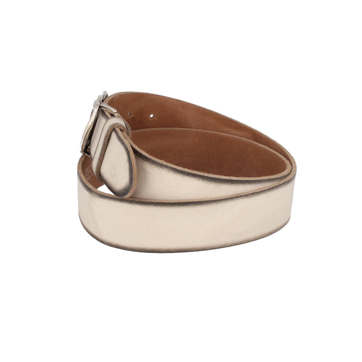 Bælte Dame Læder Apollo Jeans Creme