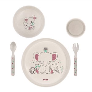 Mitwachsendes Kindergeschirrset "LovelyFriends"