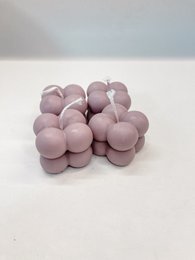 Bubble Candle Brown (small) - Small Brown Bubble Candle