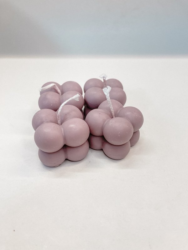 Bubble Candle Brown (small) - Small Brown Bubble Candle