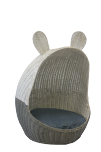 Persian cat home with ears with cushion
