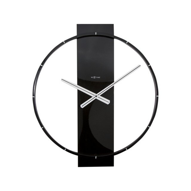Horloge murale NeXtime Carl 50,8 x 58,2 cm noir