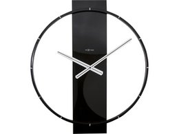 Vægur NeXtime Carl 50,8 x 58,2 cm sort