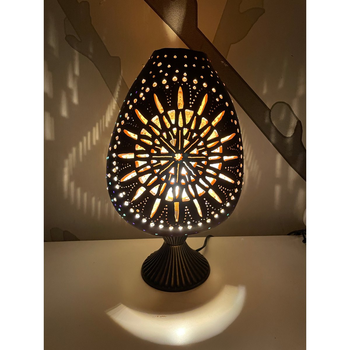 Lampa z tykwy - projekt ludzki 2