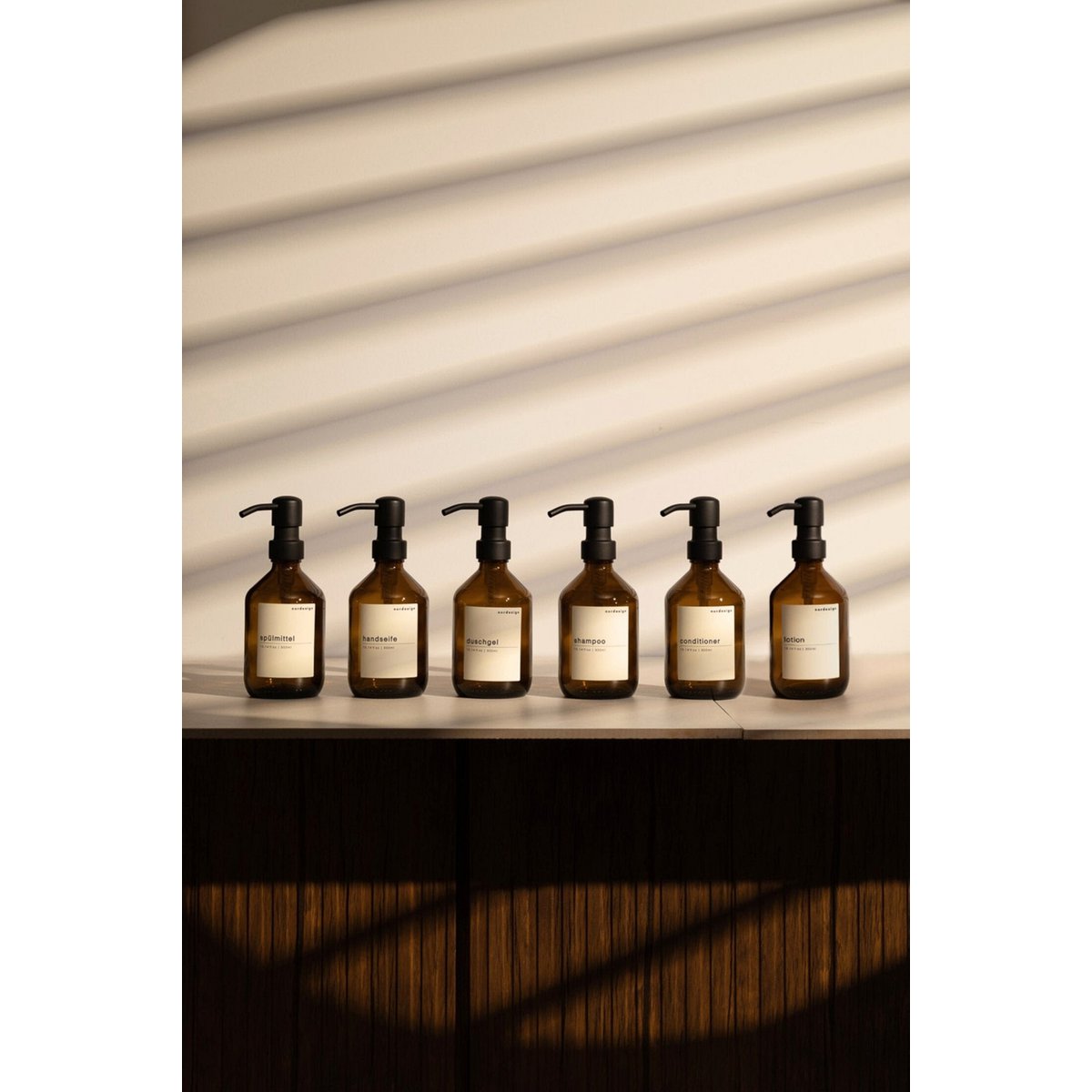 Soap dispenser with label selection