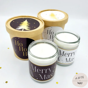 Weihnachten | Geschenk | Kerze Frohe Weihnachten