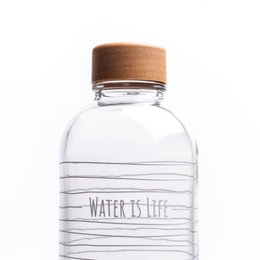L'ACQUA È VITA Bottiglia in vetro da 1,0 litri