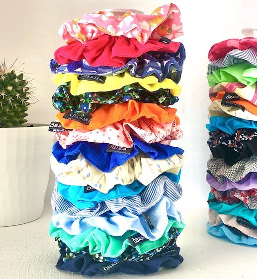 30 "MILIEUVRIENDELIJKE" Scrunchies