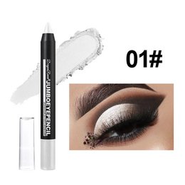 Rokerige Donkergroene Oogschaduw Potloodstift Waterdicht Parelmoer 12 Kleuren Metallic Glitter Oogschaduw Markeerstift Make-up Tool
