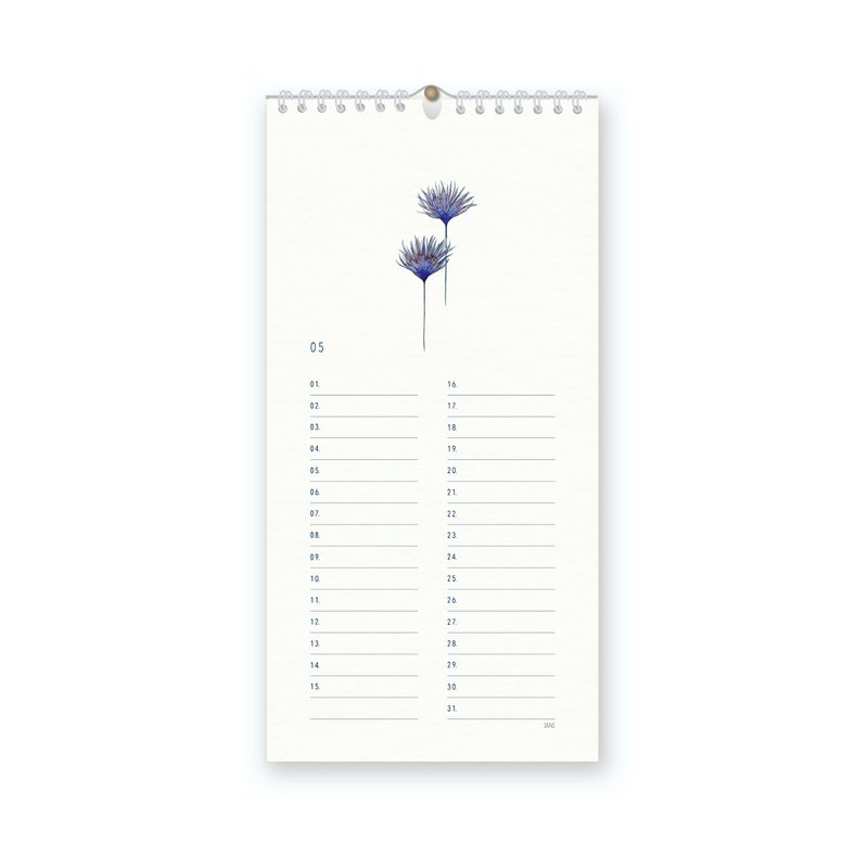 immerwährender Botanik-Kalender