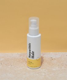 Hair serum with keratin and castor oil for smooth, soft hair.