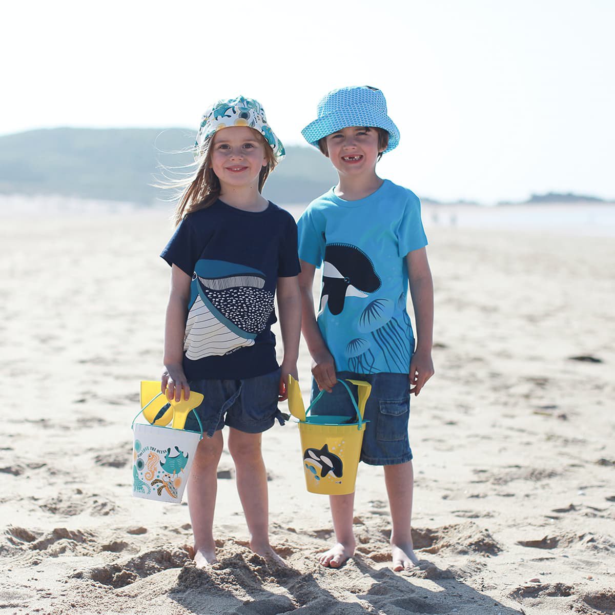 Strandspielzeug auf Algenbasis, Eimer, hergestellt in Frankreich – OCEAN