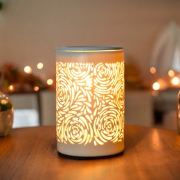 Difusor de Calor Suave – Calorya n°8 – en Porcelana Fina – Lámpara de Ambiente y Difusión – Idea de Decoración y Regalo