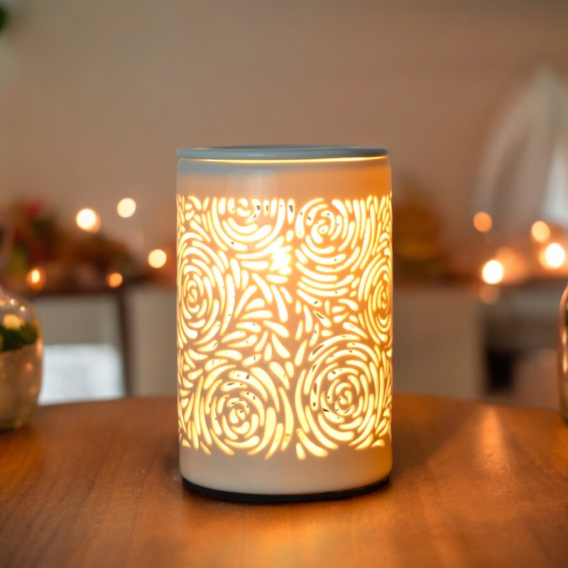 Difusor de Calor Suave – Calorya n°8 – en Porcelana Fina – Lámpara de Ambiente y Difusión – Idea de Decoración y Regalo