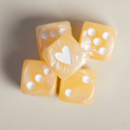 Dobbelstenenset goud (VE = 8 sets)