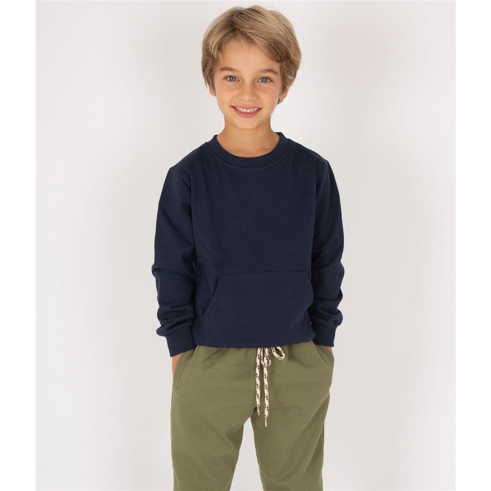 Essential klassisk sweatshirt med rund hals