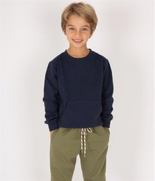 Essential klassisk sweatshirt med rund hals