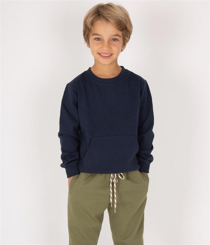 Essential klassisk sweatshirt med rund hals