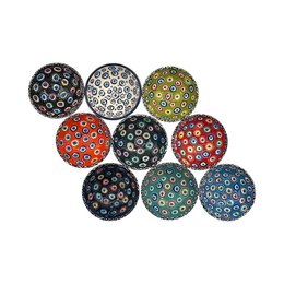 Keramikschale - Evil Eye - Schwarz - 12 cm