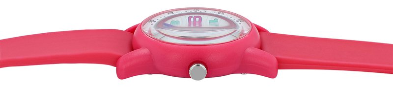 Q&Q børneur "læringsur pink", harpiksbånd, 10 ATM