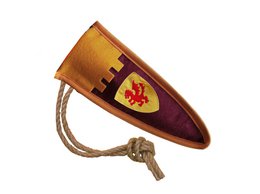 DAGGER SOFTIK GARNET + DRAGON POUCH - ST708FD