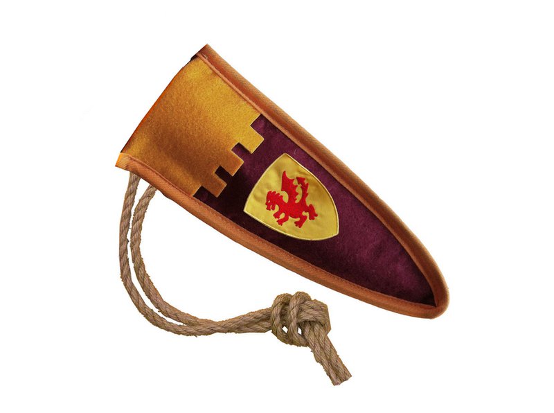 DAGGER SOFTIK GARNET + DRAGON POUCH - ST708FD