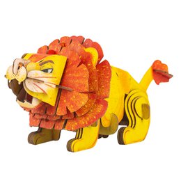 Mieredu - 3D Puzzel Build And Sound - Leeuw