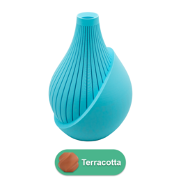 Elodie 3D vase - 3D printet vase - Bæredygtig PLA - Velegnet til kunstige blomster
