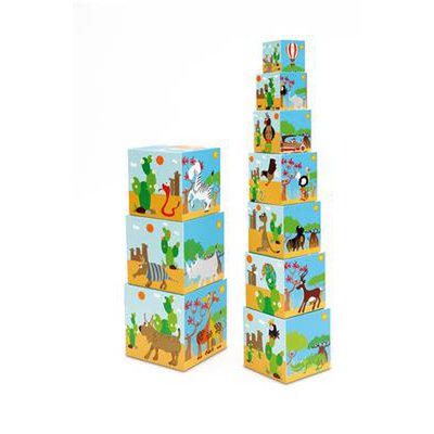 Tour empilable - Animaux du monde