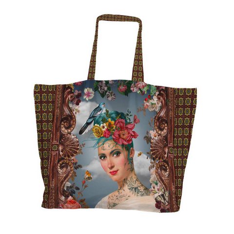 Grote tas boodschappentas le printemps