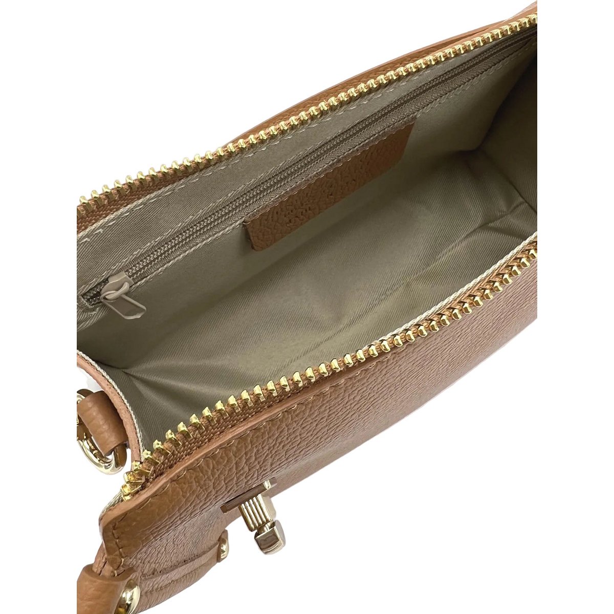 Boxy crossbodytas van echt leer, gemaakt in Italië, art. 112759