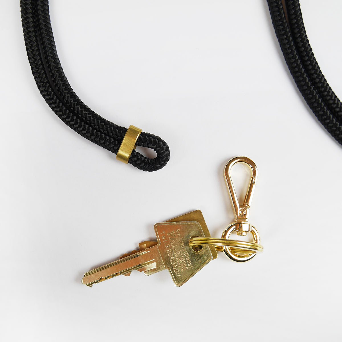 LANYARD SLEUTELHOUDER (ZWART)