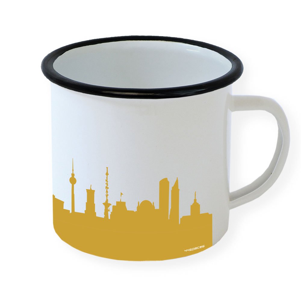 Berlin emalje kop. skyline