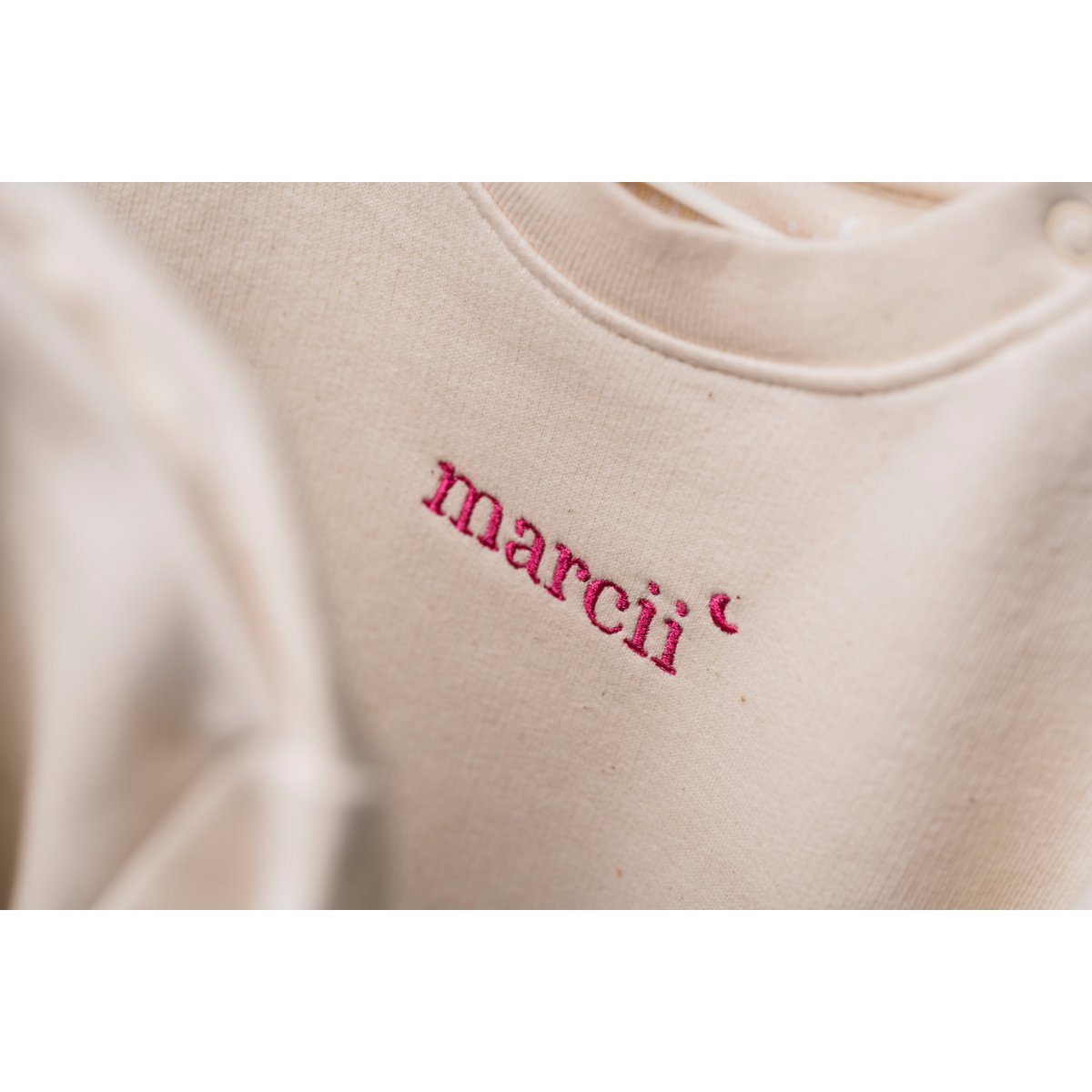 HOODIE "PureNature" - Embroidery Blue