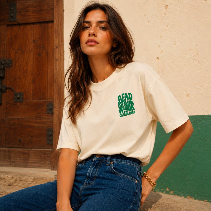 T-Shirt boxy Casablanca