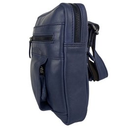 Skuldertaske eller Crossbody-taske i 6 farver glat læder med justerbar skulderrem