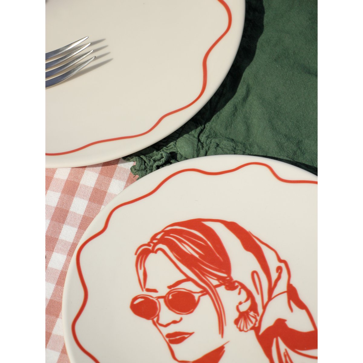 Dessert Plate Terracotta Vacay Mood