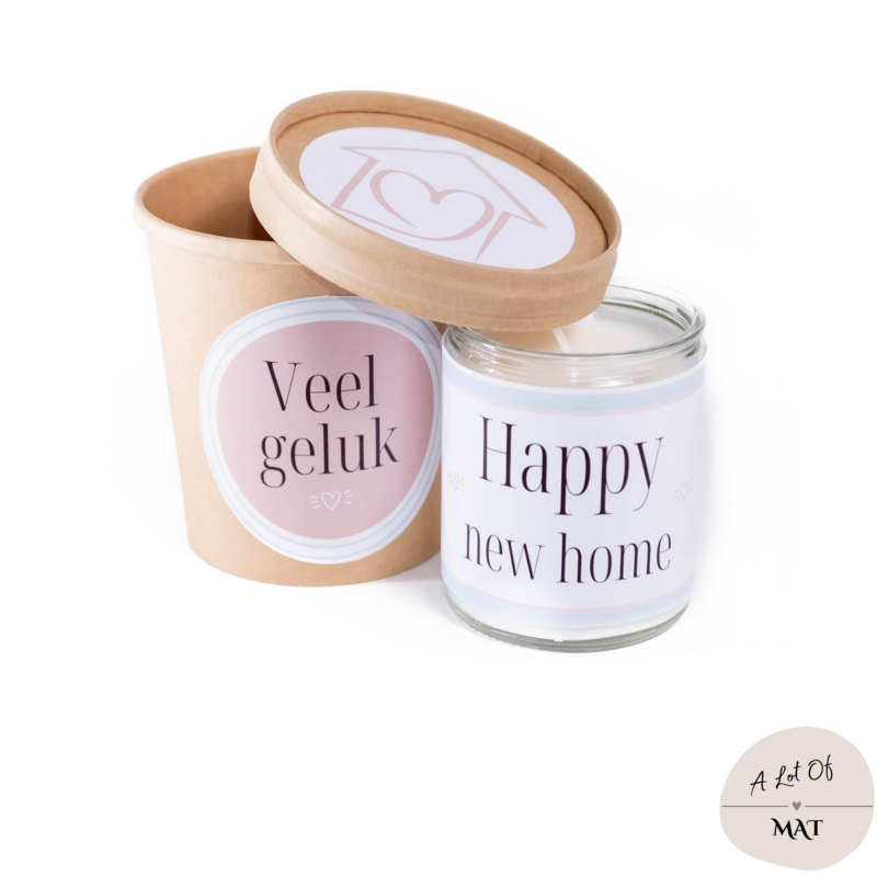 Geschenk | Frohes neues Zuhause | Kerze