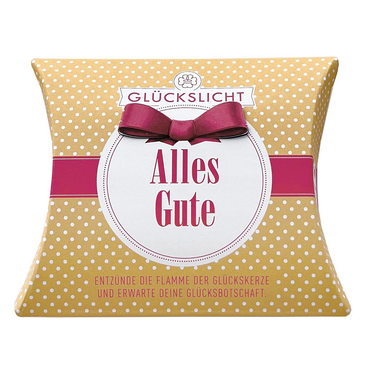 Lucky light / In the sunny yellow gift box with a cut-out bow 🎀 / Dots / All the best